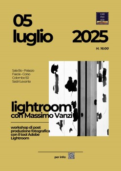 WORKSHOP CON MASSIMO VANZI